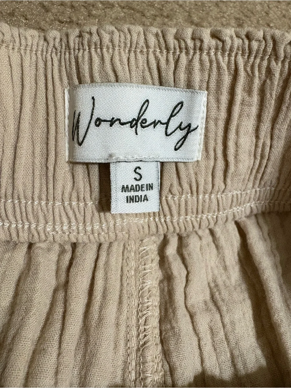 Women's Wonderly Khaki Linen Shorts